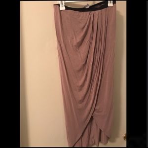 Dusty rose skirt